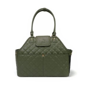 Paris Quilted Pet Carrier in Olive
